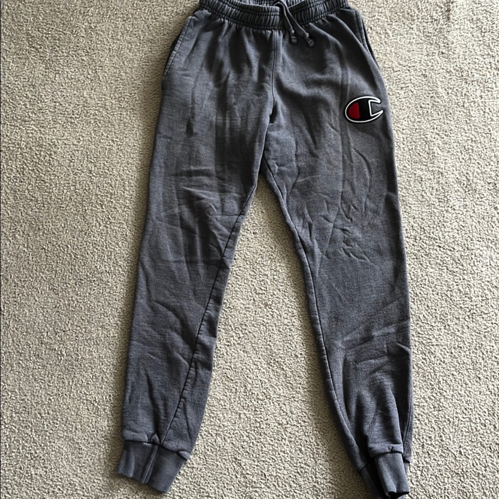 Champion Mens Gray Jogger Pants